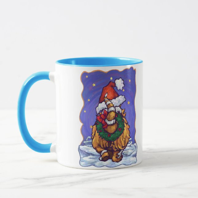 Ginger Cat Christmas Tasse (Links)