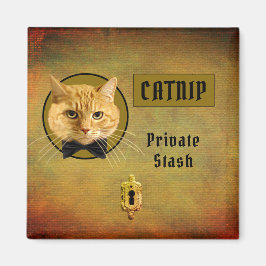 Ginger Cat Customizable Catnip Magnet