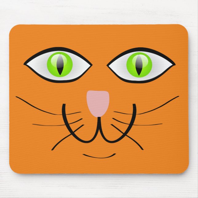 GINGER CAT-FACE-MOUSEPAD MOUSEPAD (Vorne)