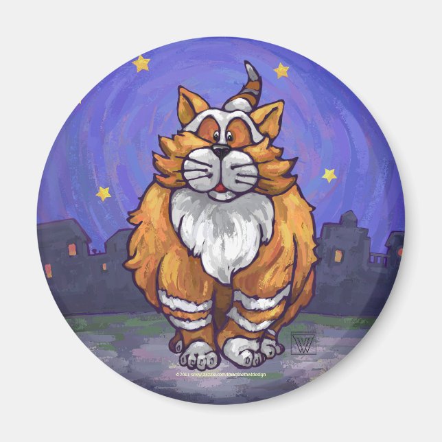 Ginger Cat Geschenke & Accessoires Magnet (Vorne)