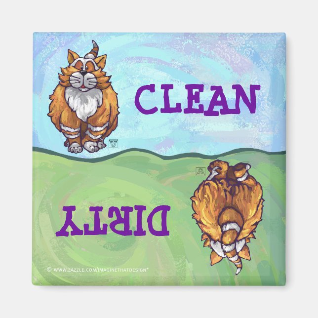 Ginger Cat Geschenke & Accessoires Magnet (Vorne)