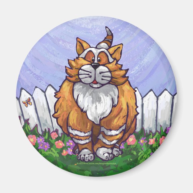 Ginger Cat Geschenke & Accessoires Magnet (Vorne)