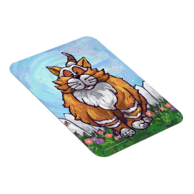 Ginger Cat Geschenke & Accessoires Magnet (Rechte Seite)
