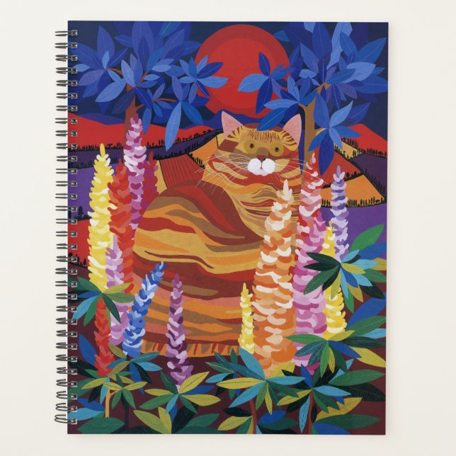 Ginger Cat im Garten Planer (Vorderseite)