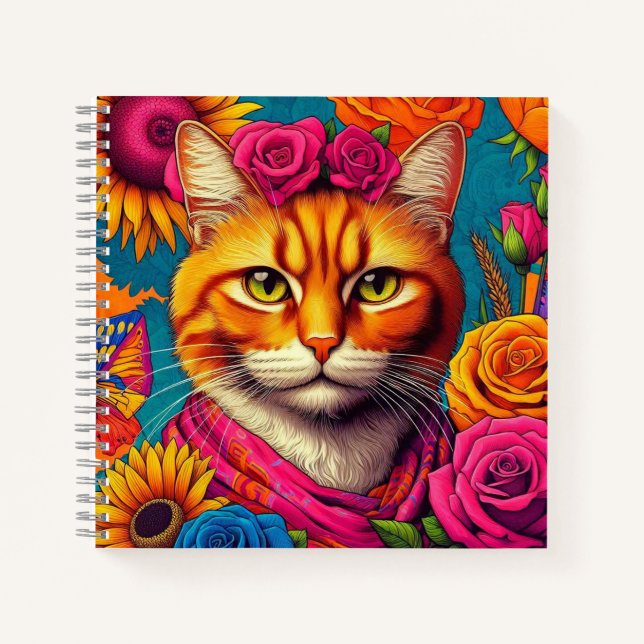 Ginger Cat Notebook! Notizbuch (Vorderseite)