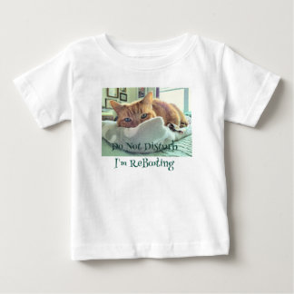 Ginger Cat sagt nicht stören Baby T-shirt