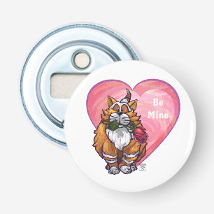 Ginger Cat Valentine's Day Flaschenöffner