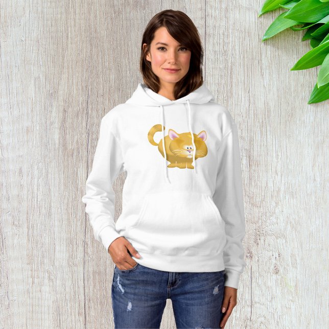 Ginger Cat Womens Hoodie (Von Creator hochgeladen)