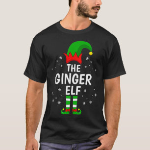 Ginger Elf Xmas Matching Family Funny Christma T-Shirt