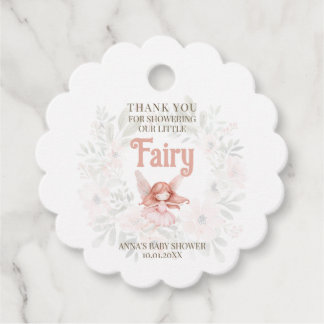 Ginger Fairy Baby Shower Vielen Dank Geschenkanhänger