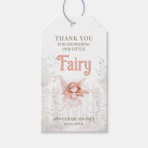Ginger Fairy Baby Shower Vielen Dank Geschenkanhänger