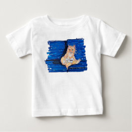 Ginger Gamer Cat Baby T-shirt