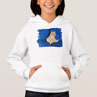 Ginger Gamer Cat Hoodie