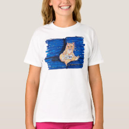Ginger Gamer Cat T-Shirt