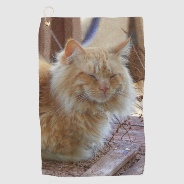 Ginger George Golfhandtuch (Vorderseite)