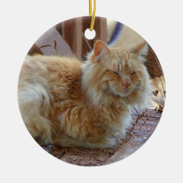 Ginger George Keramik Ornament (Vorne)