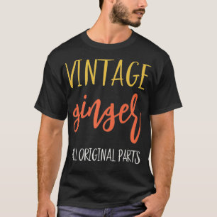 Ginger Geschenke für Männer Retro Vintag Ginger Ge T-Shirt