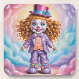 Ginger Girl Clown Untersetzer Set
