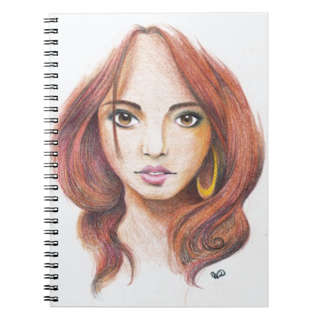 Ginger Girl Notebook Notizblock (Vorderseite)