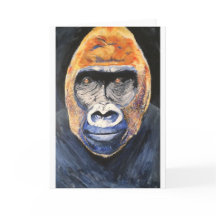 Ginger Gorilla Grußkarte