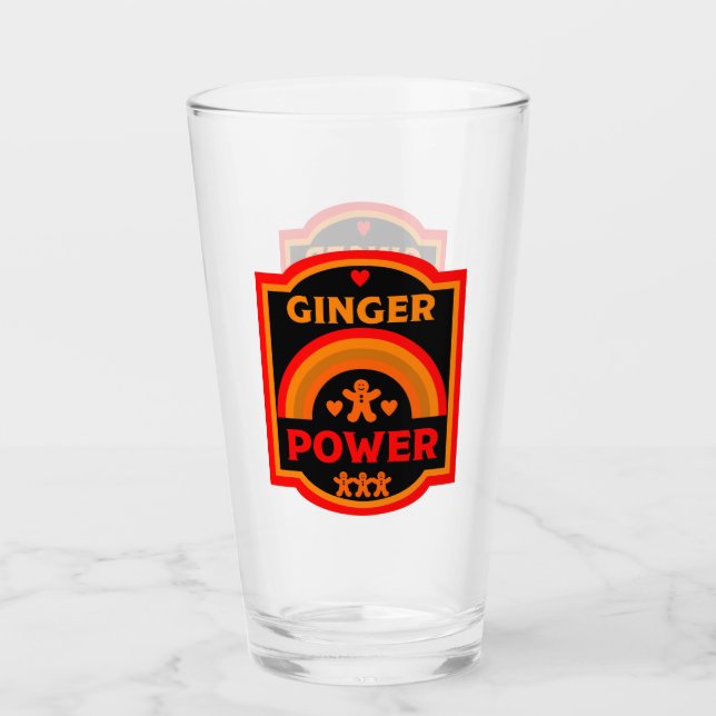 Ginger Hair Pride Glas (Vorderseite)