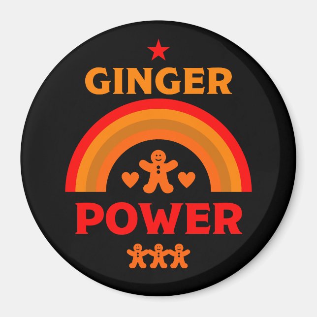 Ginger Hair Pride Magnet (Vorne)