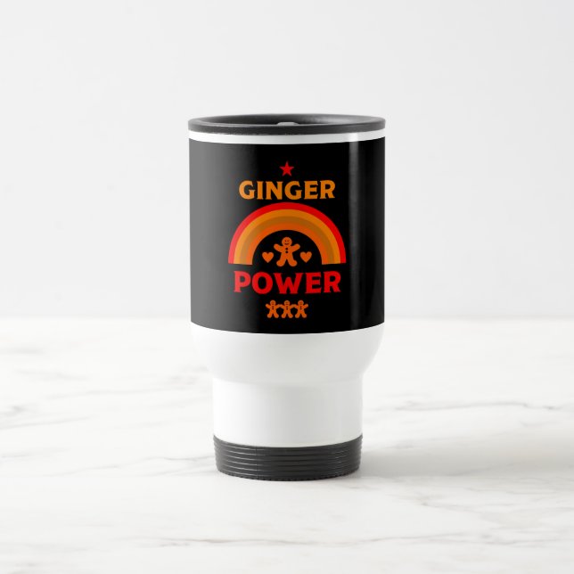Ginger Hair Pride Reisebecher (Mittel)