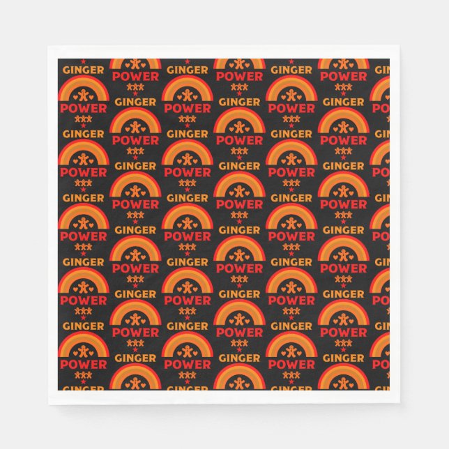 Ginger Hair Pride Serviette (Vorderseite)