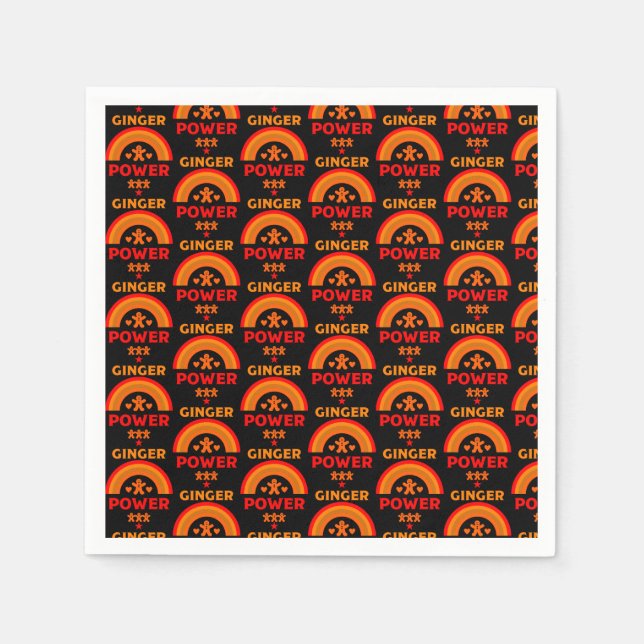 Ginger Hair Pride Serviette (Vorderseite)