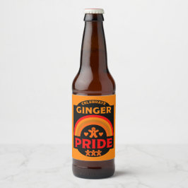 Ginger Haired Pride Bierflaschenetikett
