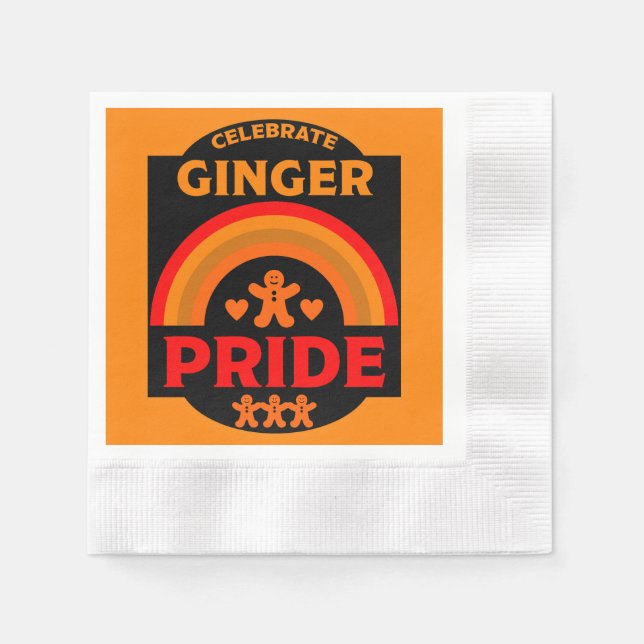 Ginger Haired Pride Serviette (Vorderseite)