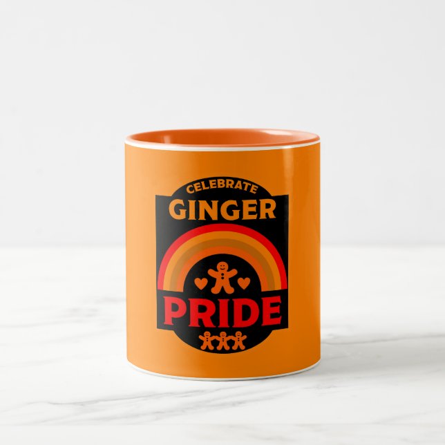 Ginger Haired Pride Zweifarbige Tasse (Mittel)