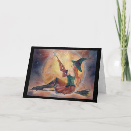 Ginger Halloween Hexenkarte von Renee Karte