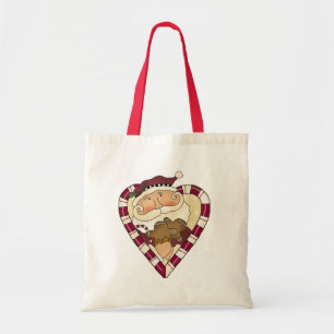Ginger Heart Santa T - Shirt und Geschenke Tragetasche