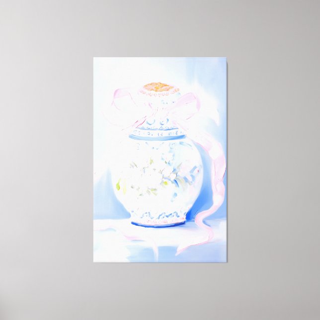 Ginger Jar Acrylic Malerei Preppy wall Art Leinwanddruck (Vorderseite)