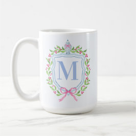 Ginger Jar & Christmas Berries Monogram Kaffeetasse