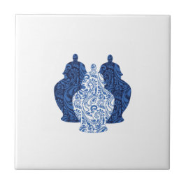 Ginger Jars Pottery Blue/White Keramik Tile Fliese