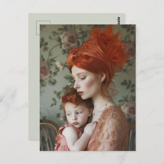Ginger Mama Postkarte (Vorne/Hinten)