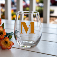 Ginger Modern Monogram Initial Letter
