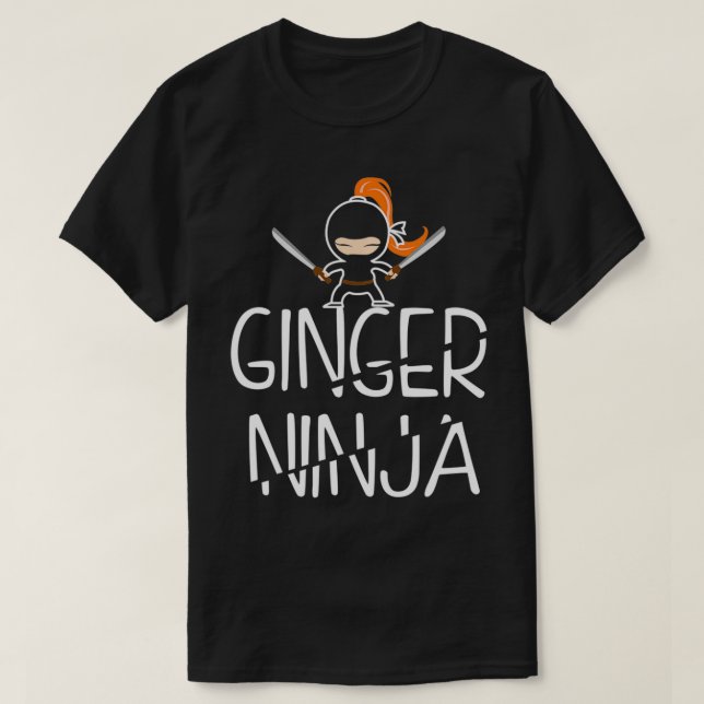 Ginger Ninja Lustiger Rothaariger Pullover  (Design vorne)