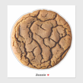Ginger-Nuss-Cookie Aufkleber