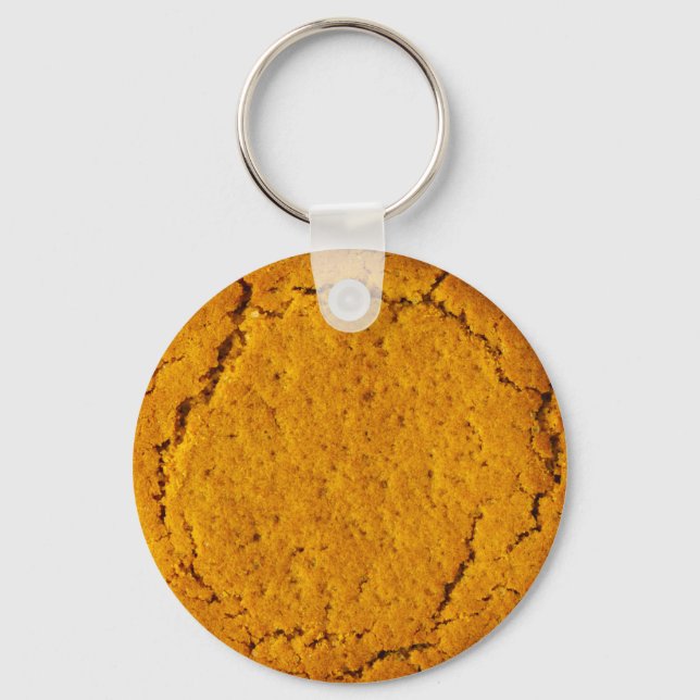 Ginger Nut Biscuit Schlüsselring Schlüsselanhänger (Vorderseite)