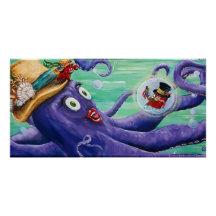 Ginger Octopus & Ethel Crab Steampunk