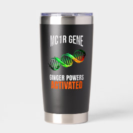 Ginger Powers Activated DNA Mutant Funny Redhead Thermobecher