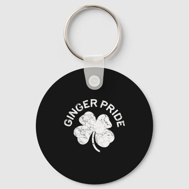 Ginger Pride Shirt Irish Men Women St Patricks Day Schlüsselanhänger (Vorderseite)