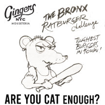 Ginger’s NYC Mouseteria „Bist du katzen genug?“-Sc