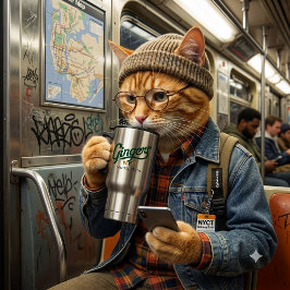 Ginger’s NYC Mouseteria Edelstahl-Reisemug Reisebecher