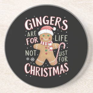 Ginger sind nicht nur für Weihnachtslustige fürs L Getränkeuntersetzer