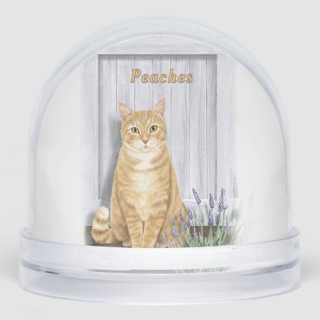 Ginger Tabby Cat at Lavender Door Personalized (Avant)