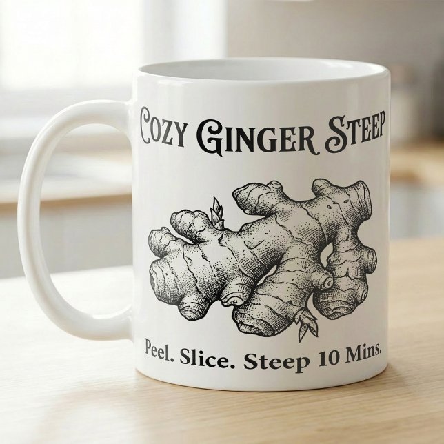 Ginger Tea Steep Guide  Kaffeetasse (Von Creator hochgeladen)